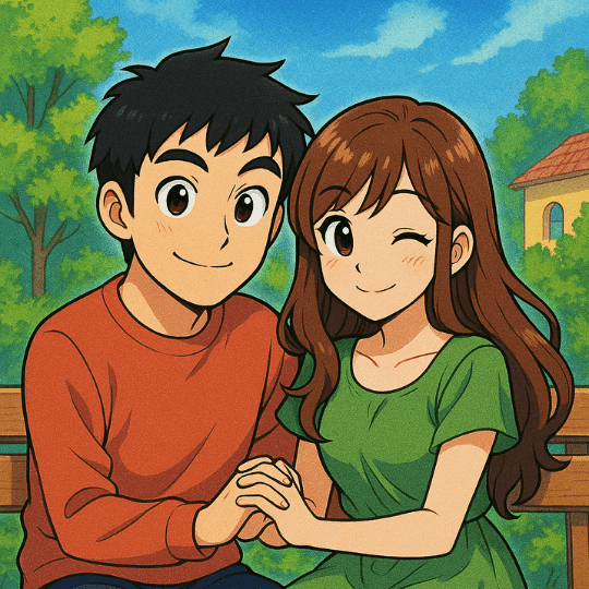Manga illustration style for custom cartoon book