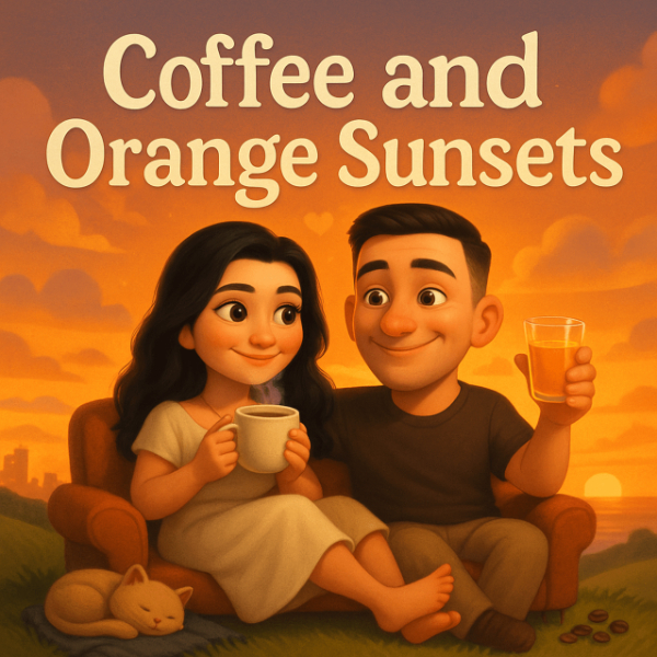 Coffee and Orange Sunsets