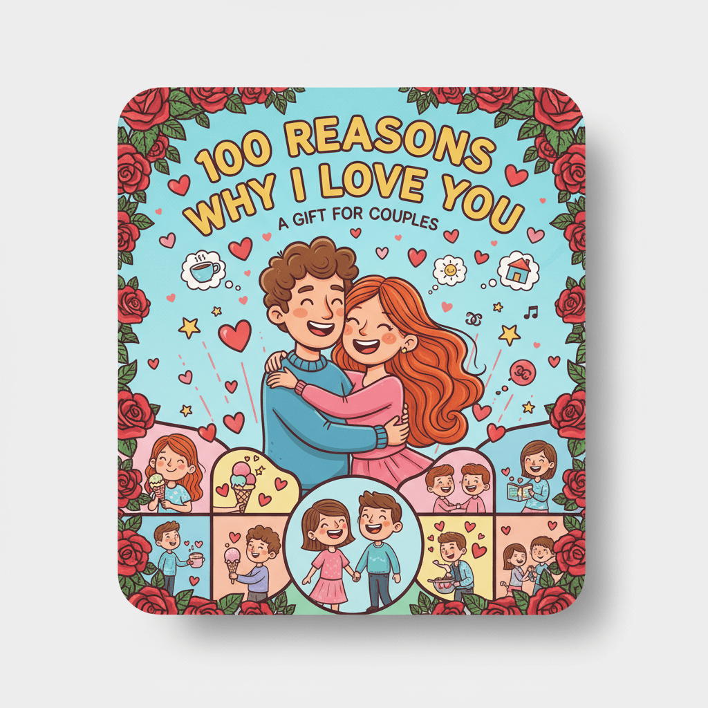 Why I Love You Book - 2D Cartoon Style